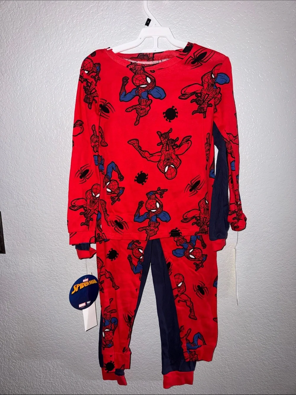 Marvel Spider-Man Red and Blue Kids Pajama Set